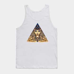 Ancient Egypt Golden Grandeur: Legendary Egyptian Artistry in Modern Style Tank Top